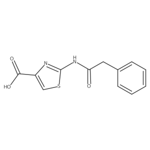 2-(2-Phenylacetamido)-1,3-thiazole-4-carboxylicacid Structure