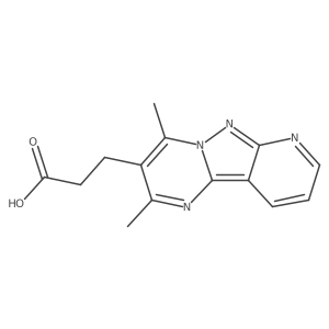 3-(2,4-Dimethylpyrido[2',3':3,4]pyrazolo[1,5-a]pyrimidin-3-yl)propanoic acid Structure