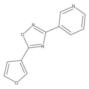 3-(5-Furan-3-yl[1,2,4]oxadiazol-3-yl)pyridine结构式