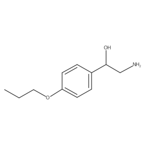2-Amino-1-(4-propoxyphenyl)ethan-1-ol Structure