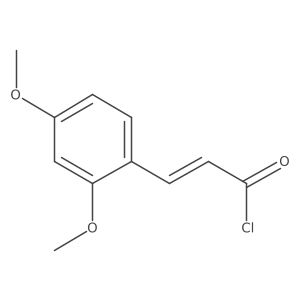 3-(2,4-Dimethoxyphenyl)-2-propenoyl chloride结构式