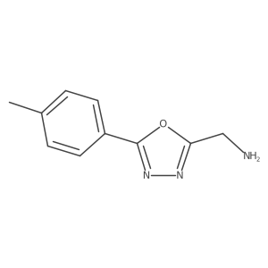 1-[5-(4-Methylphenyl)-1,3,4-oxadiazol-2-yl]methanamine Structure
