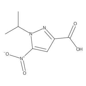 1-Isopropyl-5-nitro-1H-pyrazole-3-carboxylic acid Structure