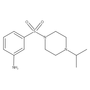 3-((4-Isopropylpiperazin-1-yl)sulfonyl)aniline Structure