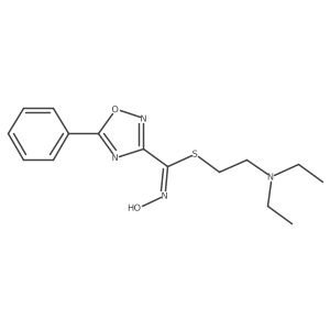 1,2,4-Oxadiazole-3-(diethylaminoethyl)thiohydrox Structure