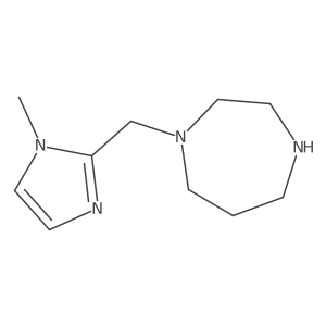 1-[(1-methyl-1H-imidazol-2-yl)methyl]-1,4-diazepane Structure