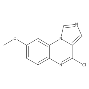 4-Chloro-8-methoxyimidazo[1,5-a]quinoxaline Structure
