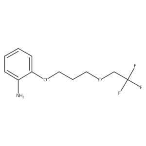 2-[3-(2,2,2-Trifluoroethoxy)propoxy]benzenamine Structure