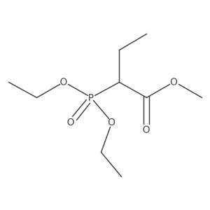 Methyl 2-(diethoxyphosphinyl)butanoate结构式