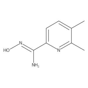n-Hydroxy-5,6-dimethylpyridine-2-carboximidamide结构式