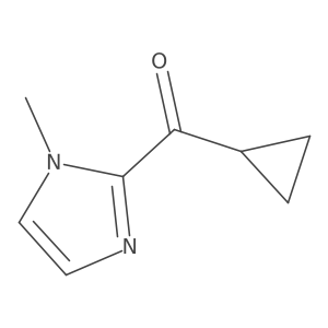 2-cyclopropanecarbonyl-1-methyl-1H-imidazole结构式