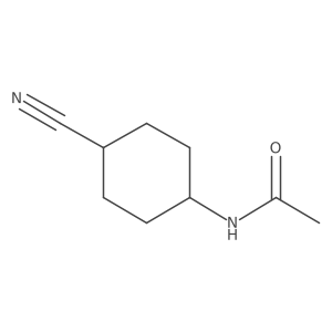 N-(4-cyanocyclohexyl)acetamide Structure