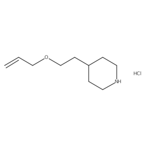 4-[2-(Allyloxy)ethyl]piperidine hydrochloride结构式