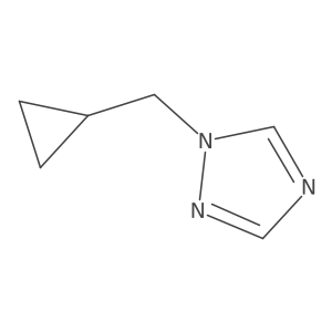 1-Cyclopropylmethyl-1H-[1,2,4]triazole Structure