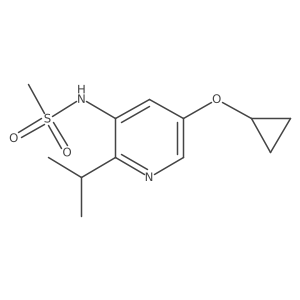 N-(5-Cyclopropoxy-2-isopropylpyridin-3-YL)methanesulfonamide Structure