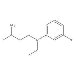 N1-Ethyl-N1-(3-fluorophenyl)-1,3-butanediamine Structure