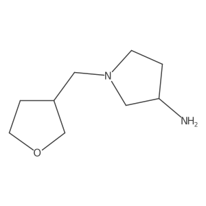 1-((Tetrahydrofuran-3-yl)methyl)pyrrolidin-3-amine Structure
