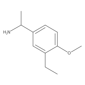 Benzenemethanamine, 3-ethyl-4-methoxy-I+/--methyl-, (I+/-S)- Structure