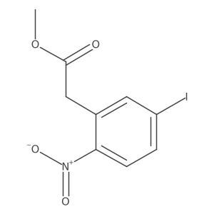 Methyl 2-(5-iodo-2-nitrophenyl)acetate Structure