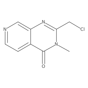 2-(Chloromethyl)-3-methylpyrido[3,4-d]pyrimidin-4-one结构式