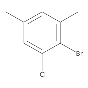 2-Bromo-1-chloro-3,5-dimethylbenzene结构式