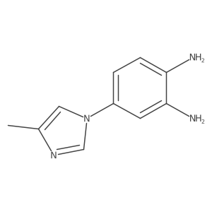 2-Amino-4-(4-methyl-1H-imidazol-1-yl)aniline Structure