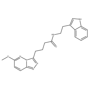 N-[2-(1H-indol-3-yl)ethyl]-4-(6-methoxy[1,2,4]triazolo[4,3-b]pyridazin-3-yl)butanamide Structure