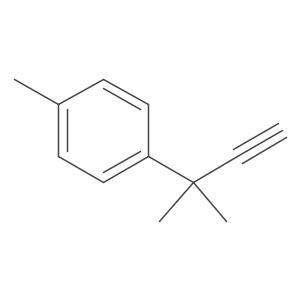 1-Methyl-4-(2-methylbut-3-yn-2-yl)benzene Structure