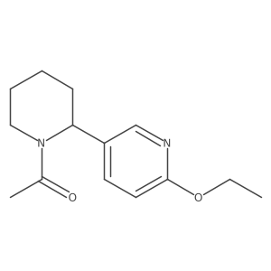 1-(2-(6-Ethoxypyridin-3-yl)piperidin-1-yl)ethanone结构式