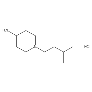 1-Isopentylpiperidin-4-amine hydrochloride Structure