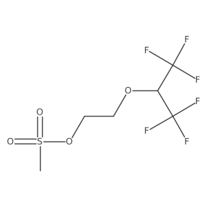 (Hexafluoropropoxyethyl) methanesulfonate Structure