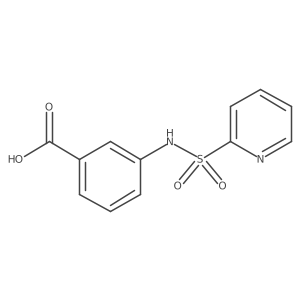 3-(Pyridine-2-sulfonamido)benzoic acid结构式