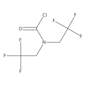 N,N-bis(2,2,2-trifluoroethyl)carbamoyl chloride Structure