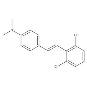 (E)-4-(2,6-dichlorostyryl)-N,N-dimethylaniline Structure