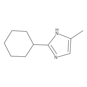 2-cyclohexyl-5-methyl-1H-imidazole结构式