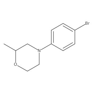 4-(4-Bromophenyl)-2-methylmorpholine结构式