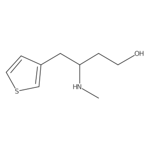 3-(Methylamino)-4-(thiophen-3-yl)butan-1-ol Structure