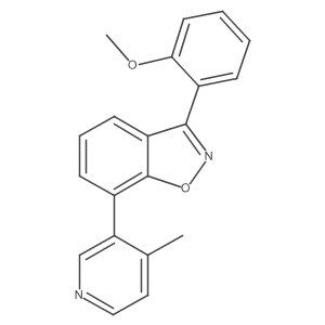 3-(2-Methoxyphenyl)-7-(4-methylpyridin-3-yl)-1,2-benzoxazole结构式