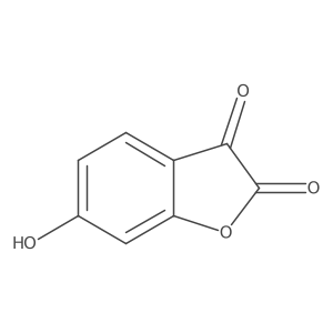 6-Hydroxybenzofuran-2,3-dione Structure