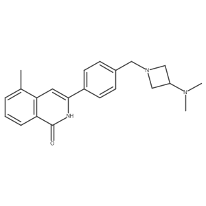 3-(4-((3-(Dimethylamino)azetidin-1-yl)methyl)phenyl)-5-methylisoquinolin-1(2h)-one结构式