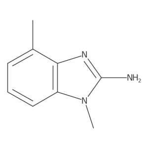 1,4-Dimethyl-1H-benzo[d]imidazol-2-amine结构式