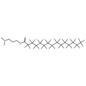 N-[3-(dimethylamino)propyl]-2,2,3,3,4,4,5,5,6,6,7,7,8,8,9,9,10,10,11,11,12,12,13,13,14,14,15,15,15-nonacosafluoro-pentadecanamide Structure