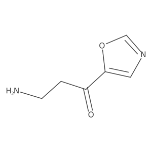 3-Amino-1-(1,3-oxazol-5-yl)propan-1-one结构式
