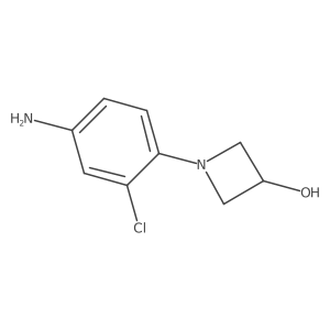 1-(4-Amino-2-chlorophenyl)-3-azetidinol Structure