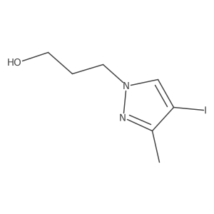 3-(4-Iodo-3-methyl-1H-pyrazol-1-yl)propan-1-ol Structure