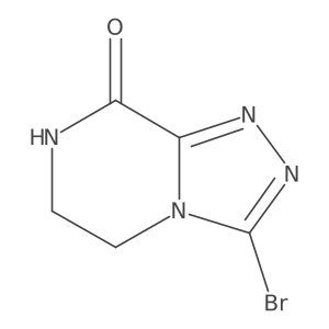 3-bromo-6,7-dihydro-[1,2,4]triazolo[4,3-a]pyrazin-8(5H)-one Structure