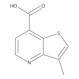 3-Methylthieno[3,2-b]pyridine-7-carboxylic acid结构式