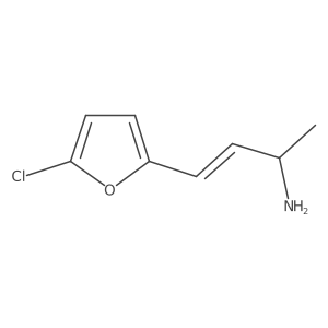 4-(5-Chlorofuran-2-yl)but-3-en-2-amine Structure