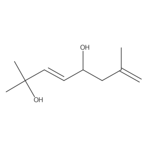 2,7-Dimethyl-3,7-octadiene-2,5-diol结构式