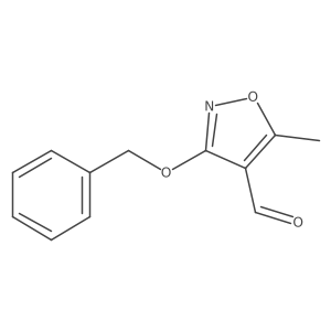 5-Methyl-3-phenylmethoxy-1,2-oxazole-4-carbaldehyde结构式